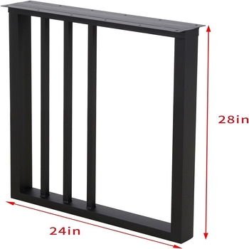 Shenghong μεταλλικά πόδια τραπεζιού — κατάλληλα για γραφείο, τραπέζι φαγητού, τραπέζι υπολογιστή και μπαρ, μοντέρνο μινιμαλιστικό στυλ, φινίρισμα με νάνο-ψημένο βερνίκι