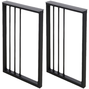 Shenghong μεταλλικά πόδια τραπεζιού — κατάλληλα για γραφείο, τραπέζι φαγητού, τραπέζι υπολογιστή και μπαρ, μοντέρνο μινιμαλιστικό στυλ, φινίρισμα με νάνο-ψημένο βερνίκι