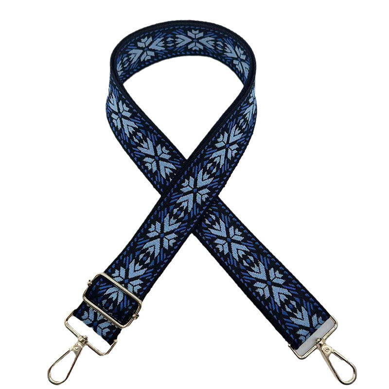 Remen za rame za torbu – poliester, džakard s cvjetnim uzorkom, funkcija olakšavanja tereta