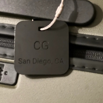 Pritaikyta bagažo etiketė, akrilinis graviravimas ir Inkjet spausdinimas