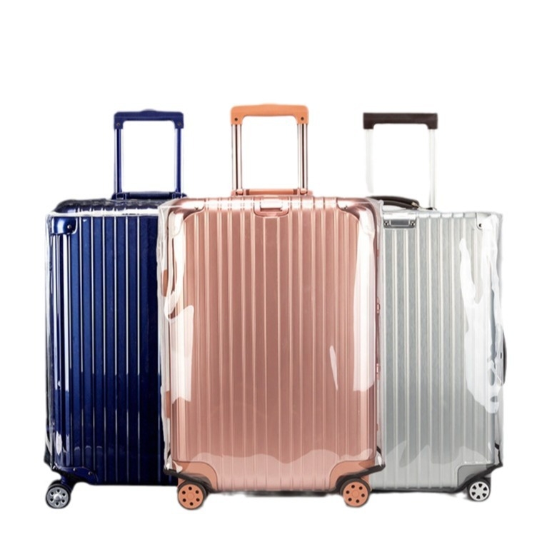 Acoperire PVC pentru bagaje – transparentă, impermeabilă, rezistentă la uzură; capacitate 36–55 L; antibacterian, antifurt; pentru călătorii unisex