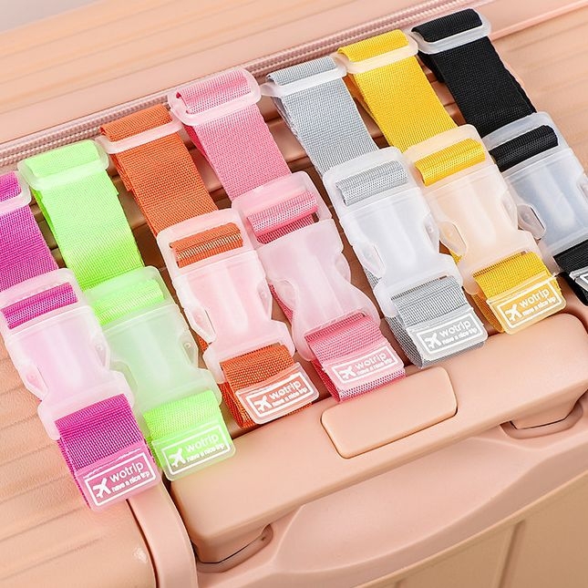 Lagaminų sagtis su išoriniu kabliu – nailoninė įtempimo diržas, prekės ženklas Family Meaning, naštos mažinimas, 2018 m. pavasaris