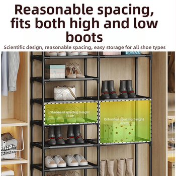 Ντουλάπι αποθήκευσης παπουτσιών – Πλαστικό, 8 επιπέδων, χώρος εισόδου, Μοντέλο 87 Long, Σύγχρονο μινιμαλιστικό σχέδιο