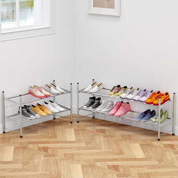 Ραφιέρα παπουτσιών με διπλό επίπεδο, μεταλλική κατασκευή, μάρκα Sorno, μοντέλο xj272 Series, στυλ μοντέρνα απλότητα, πολυλειτουργικό (Υλικό: Μέταλλο; Μάρκα: Sorno; Μοντέλο: xj272 Series; Στυλ: Μοντέρνα απλότητα; Λειτουργία: Πολυλειτουργικό)