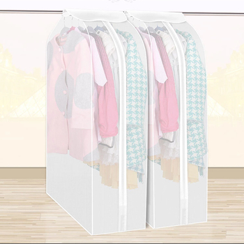 PEVA drabužių dulkių gaubtas, kūrybingas stilius, skirtas drabužių saugojimui miegamajame
