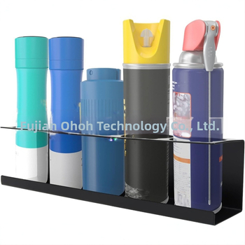 Ράφι για αεροζέλ δοχεία, μεταλλική κατασκευή, φορητό, εγκατάσταση με βίδες, ενός επιπέδου