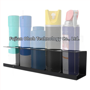 Ράφι για αεροζέλ δοχεία, μεταλλική κατασκευή, φορητό, εγκατάσταση με βίδες, ενός επιπέδου