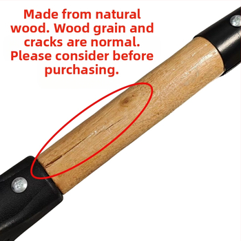 Didelis paplūdimių kastuvas smėliui ir sniegui, metalas ir medis, 68 cm ilgio