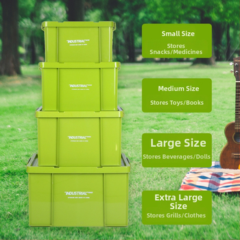 Automobilio saugykla – lauko daugiafunkcinis organizatorius, 75L talpa, PP plastikas, su ratukais, modelis 603, skirta drabužiams, žaislams ir kosmetikai