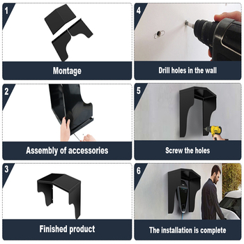 Αλουμινένιο κάλυμμα τοίχου για εξωτερικό κουτί φόρτισης, ανθεκτικό στις καιρικές συνθήκες, αντισκωριακό, μοντέρνος μινιμαλιστικός σχεδιασμός, μοντέλο Fs-24142