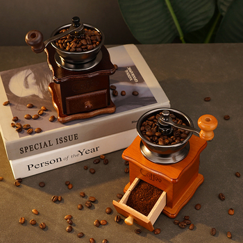 Rankinis kavos pupelių malūnėlis - retro stiliaus, nešiojamas, 2013 m. rudens leidimas