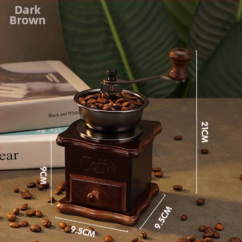 Rankinis kavos pupelių malūnėlis - retro stiliaus, nešiojamas, 2013 m. rudens leidimas