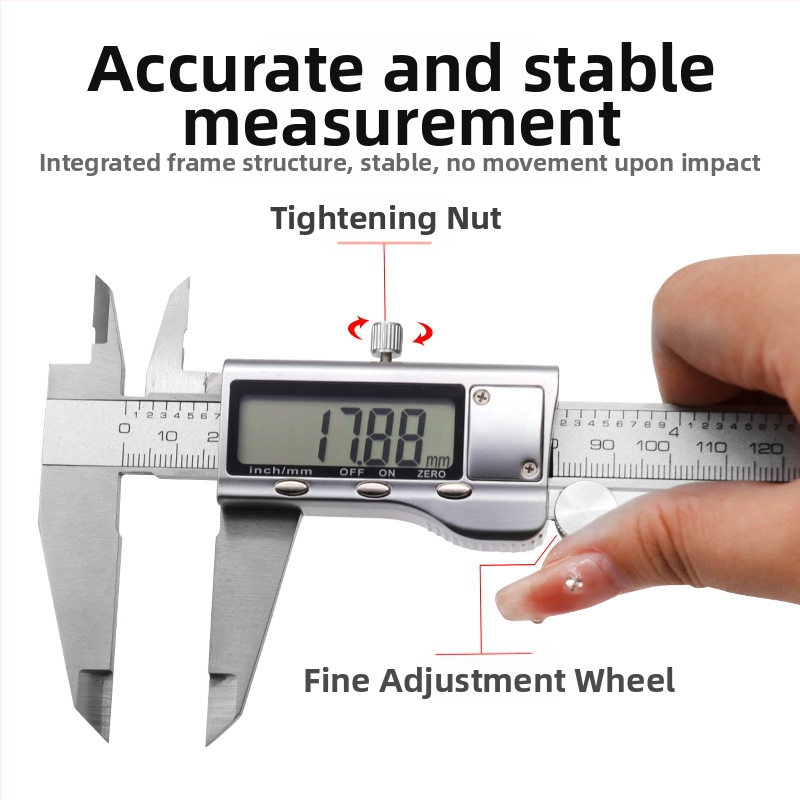 QST EXPRESS цифров штангенциркул с LCD дисплей