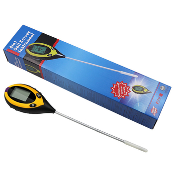 4-σε-1 ηλεκτρονικός μετρητής εδάφους με μετρητή pH, μετρητή φωτισμού και μετρητή θερμοκρασίας και υγρασίας, πλαστικό σώμα — Xing Weiqiang