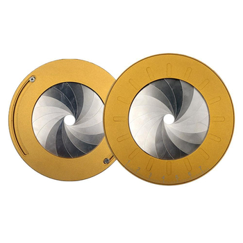 Nerūsējošā tērauda apaļais zīmēšanas lineāls, rotējošs un regulējams, ar logotipa drukas iespēju un pielāgošanu