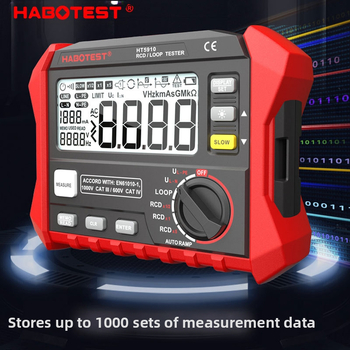 Huabo HT5910 ψηφιακός μετρητής διαρροής ρεύματος σε κύκλωμα διακόπτη με αντίσταση βρόχου, για επαγγελματική χρήση, κινεζική προέλευση, δυνατότητα ιδιωτικής ετικέτας