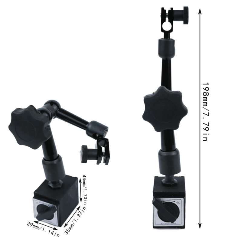 ETOOPOO univerzálny magnetický stojan pre posuvné meradlo s páčkou, pevný mechanický magnetický základ