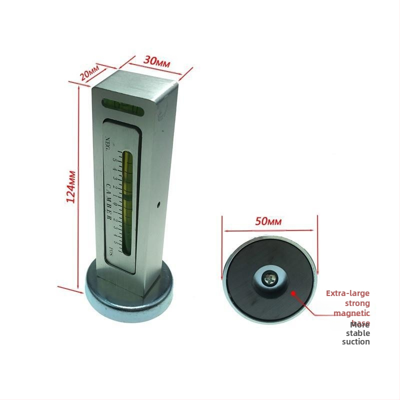 Автомобилен инструмент за четириколковото окачване с магнитен нивелир, настройка на наклон и преглед на данни