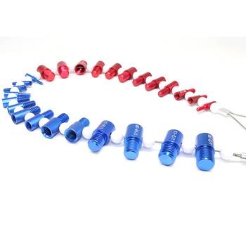 Комплект измервателни калибри за винтове и гайки, 44 части, проверка на резбата на болтове, метрично и империално измерване