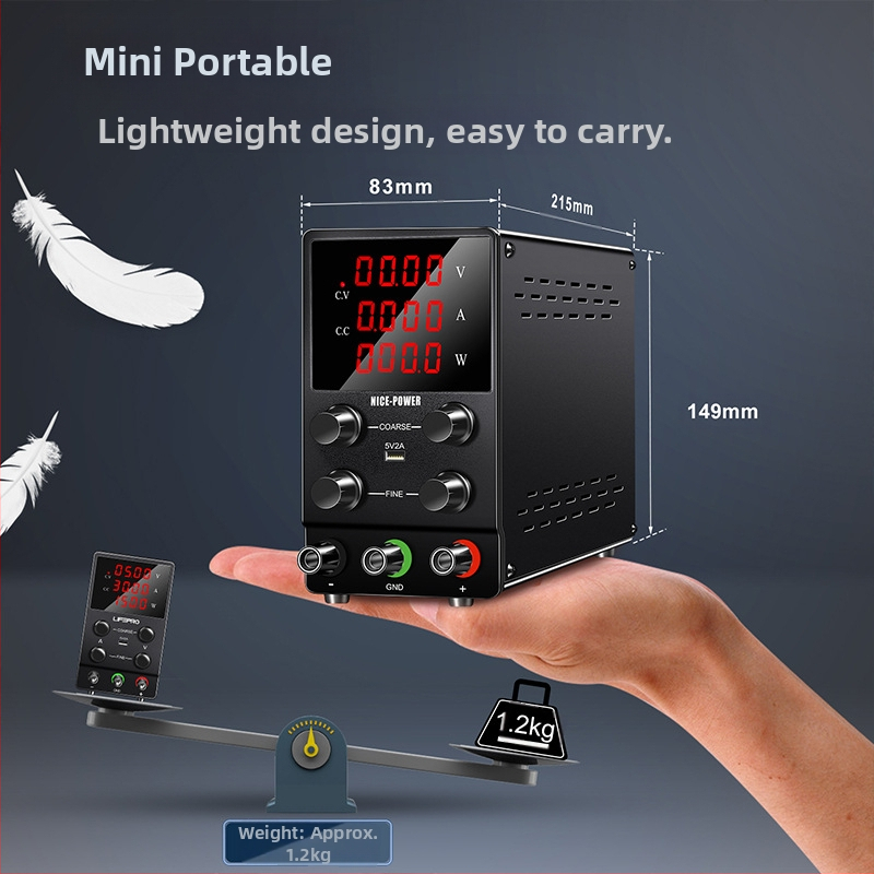 SPS1203 DC регулаторно захранване, висока мощност, 120 V, 3 A, 360 W, за електроплакиране и електролиза, регулируемо високо напрежение