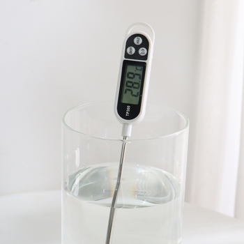 Rankų darbo DIY aromaterapinių žvakių įrankis – tikslus termometras, elektroninė sonda ir temperatūros rodmenys – priedai vaško plokštelėms gaminti