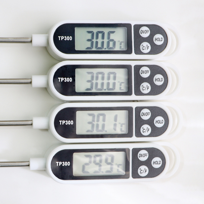 Rankų darbo DIY aromaterapinių žvakių įrankis – tikslus termometras, elektroninė sonda ir temperatūros rodmenys – priedai vaško plokštelėms gaminti