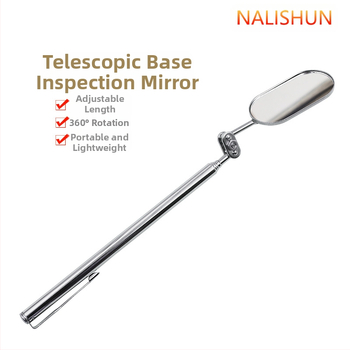 Τηλεσκοπτικό καθρέφτης επιθεώρησης αυτοκινήτου με καθολικά αναδιπλούμενο τετράγωνο κεφάλι – ενδοσκοπικός καθρέφτης, 70 g