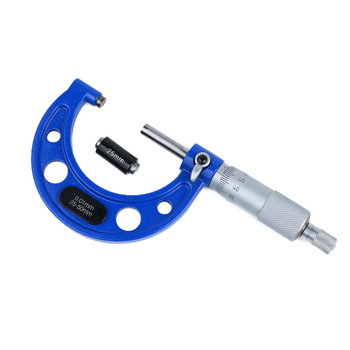 HUOTO Външен механичен микрометър комплект, 4 части, за измерване на външен диаметър