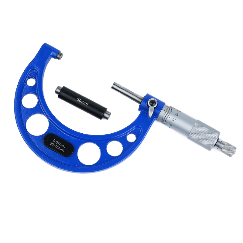 HUOTO Външен механичен микрометър комплект, 4 части, за измерване на външен диаметър