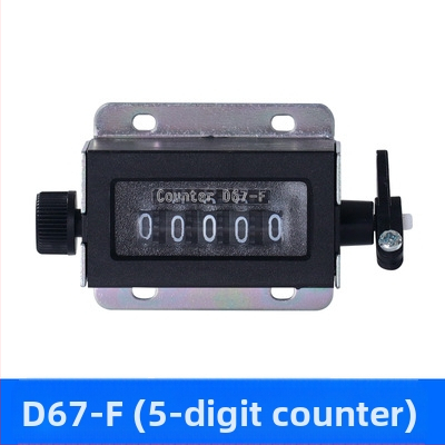 D67-F πενταψήφιος μηχανικός μετρητής έλξης, εύρος μέτρησης 99999, είσοδος 220V, προσαρμοσμένη επεξεργασία