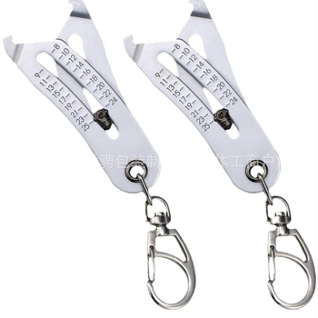 Κλειδί μετρητής μεγέθους νημάτων – Μεταλλικός μετρητής ακρίβειας για οικιακή χρήση, ατομικά συσκευασμένος σε PP σακούλα