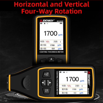 Shendawei SW6310A/SW6310B Filmo storio matuoklis automobilių dažų plėvelei su LCD ekranu, maitinimas 1,5V
