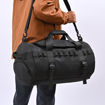 Τσάντα ταξιδιού με χωρητικότητα 36–55L, ύφασμα Oxford, διαχωρισμός στεγνών και υγρών, unisex, street-style