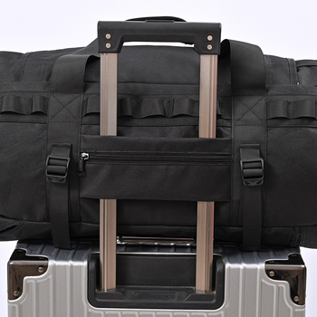 Τσάντα ταξιδιού με χωρητικότητα 36–55L, ύφασμα Oxford, διαχωρισμός στεγνών και υγρών, unisex, street-style