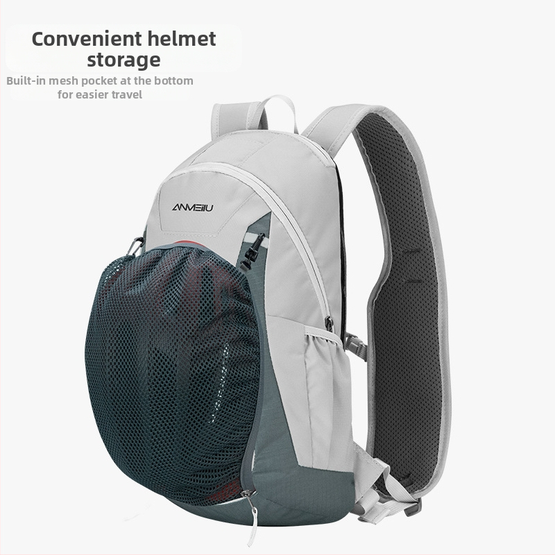 Раница за велосипед за пътни и планински велосипеди, 12L капацитет, модел 1061#, найлон/полиестер, с дъждовна покривка