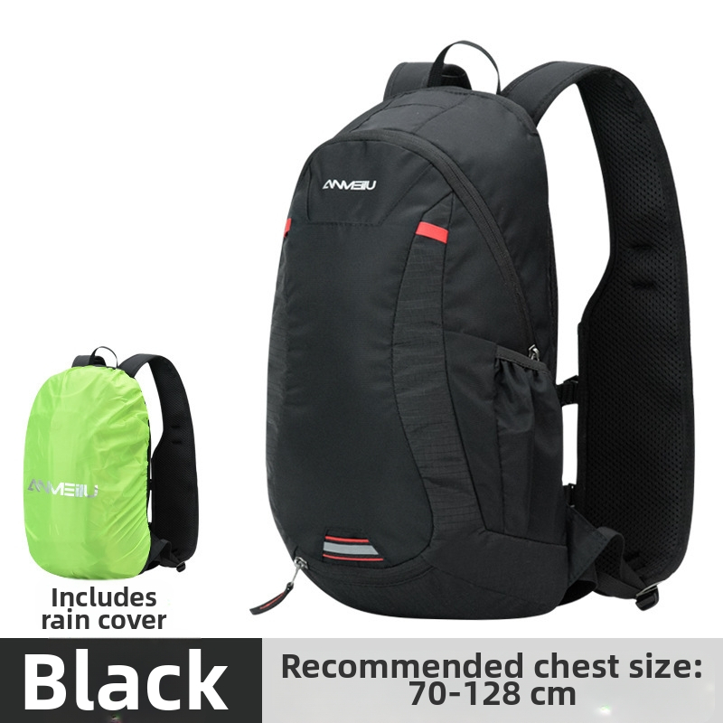 Dviračių kuprinė kelių ir kalnų dviračiams, 12L talpa, modelis 1061#, Nailonas/Poliesteris, su lietaus apsauga