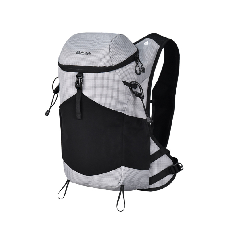 ANMEILU Žygio kuprinė – lengva, kvėpuojanti nailono medžiaga, universalus, išlenkti pečių dirželiai, languotas raštas