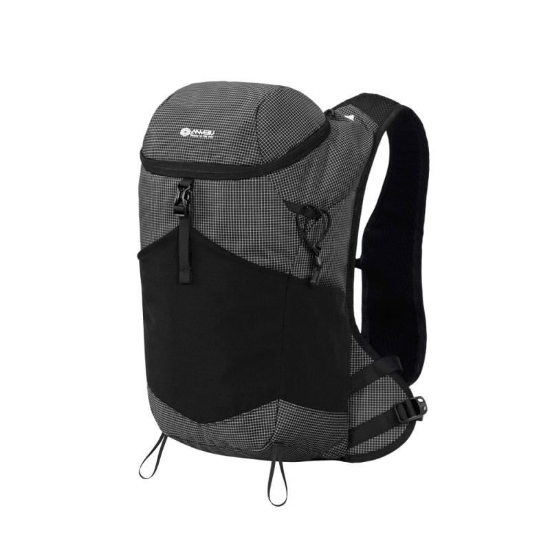 ANMEILU Žygio kuprinė – lengva, kvėpuojanti nailono medžiaga, universalus, išlenkti pečių dirželiai, languotas raštas