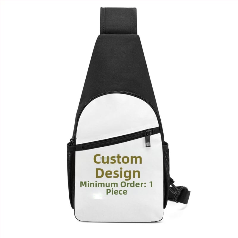 Vyrų pečių crossbody krepšys su pritaikytu raštu, poliesteris, ultra lengvas, gatvės stilius