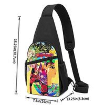 COYACAL Poliesterio krūtinės krepšys lauko sportui, unisex, 2024 m. pavasaris