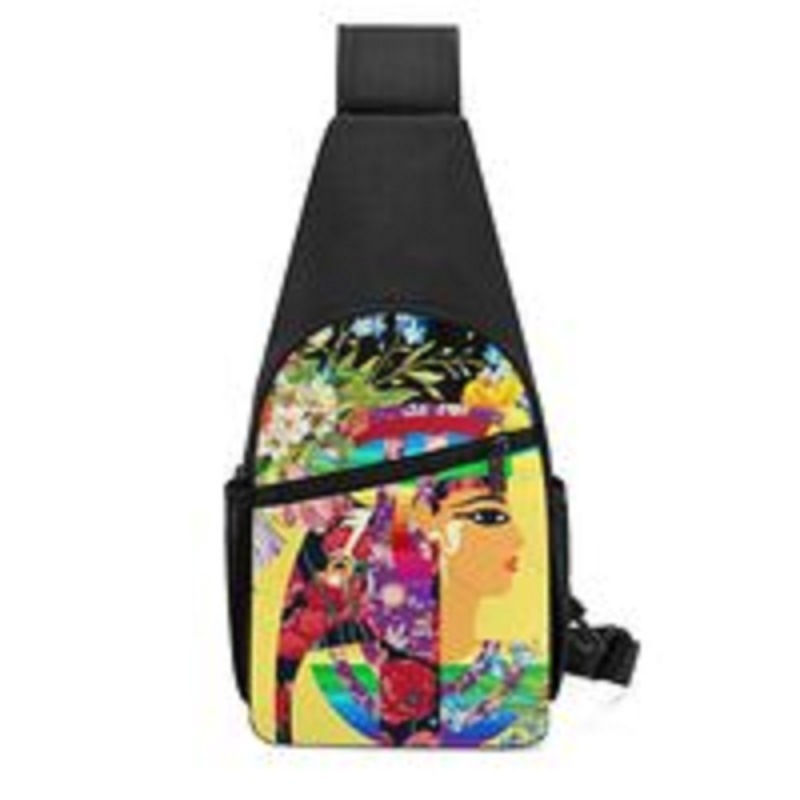 COYACAL Poliesterio krūtinės krepšys lauko sportui, unisex, 2024 m. pavasaris