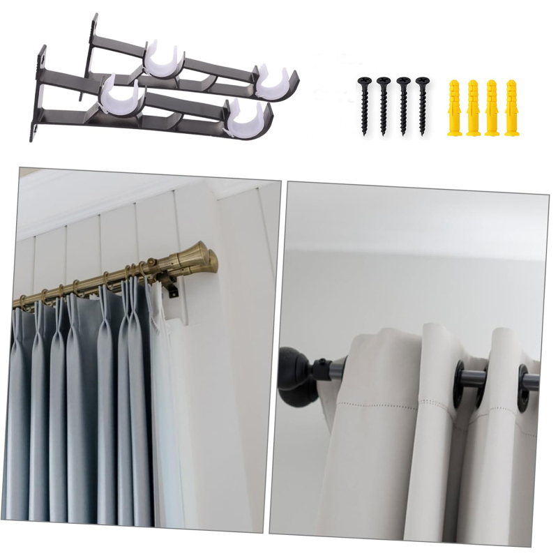 Romano strypo užuolaidų laikiklis – aliuminio lydinys, pritaikomas, modernus ir minimalistinis stilius