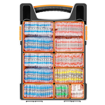 Weijie термоусъден водоустойчив терминален конектор за кабели 26–10 AWG, 1 ядро, PE изолация.