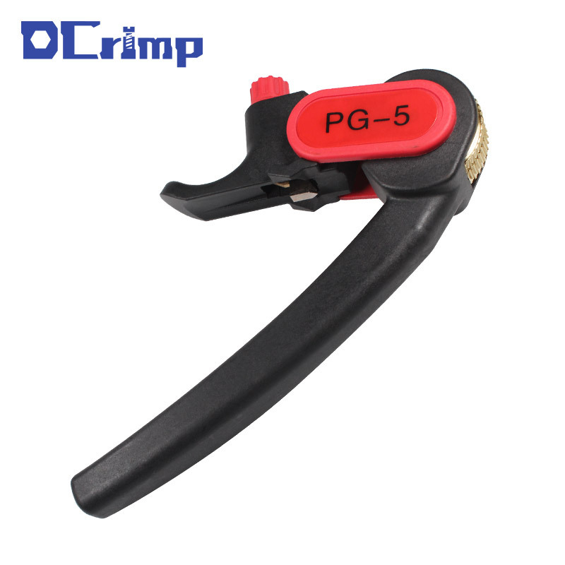 PG-5 kliješta za skidanje izolacije kabela, s ručnim ratchetskim mehanizmom, okrugla čeljust, presjek ≥25 mm