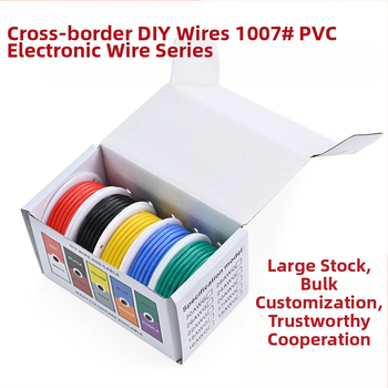 PVC izoliuotos varinės vielos cinko danga, 16-30 AWG, ROHS sertifikatas, vidiniam elektros įrangai.