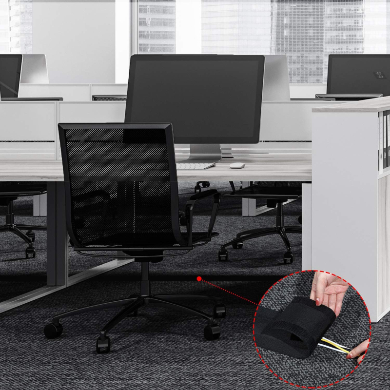 Nailona Velcro kabelu aizsardzības vāciņš, materiāls: nailons, maisījums: nailons-poliestera, zīmols: Cits