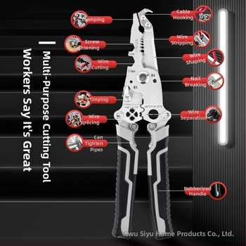 Klešta za skidanje izolacije kablova, sklopiva, višestruka namjena, ručna, težina 200 g