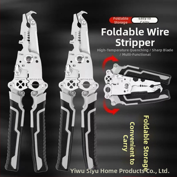 Klešta za skidanje izolacije kablova, sklopiva, višestruka namjena, ručna, težina 200 g