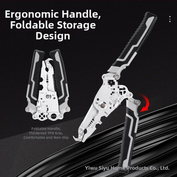 Klešta za skidanje izolacije kablova, sklopiva, višestruka namjena, ručna, težina 200 g