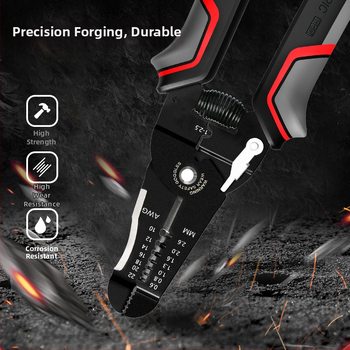 Deli kliješta za skidanje izolacije žica, višenamjenski alat za elektroniku i elektroinstalacije, rezanje i skidanje izolacije žica